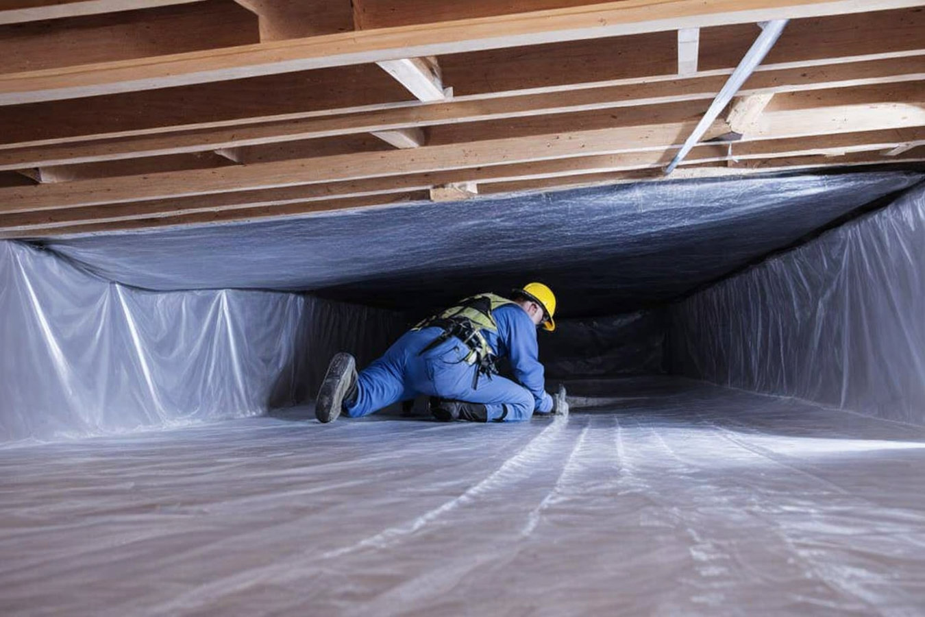 Vapor barrier installation